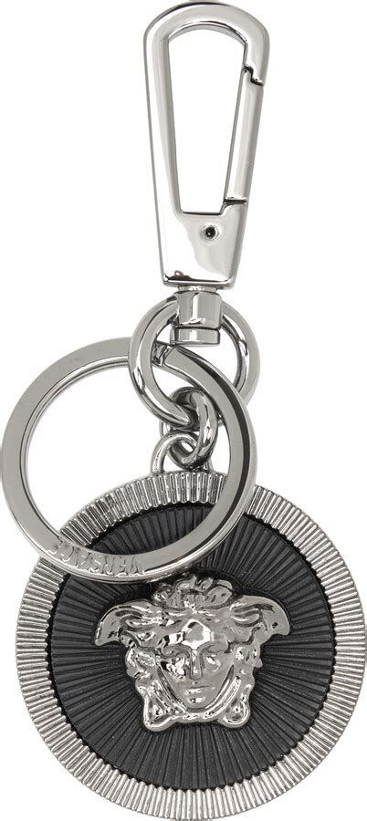 versace greca key chain|Versace medusa keychain.